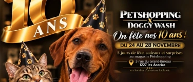 Event-Image for 'Venez f&ecirc;ter les 10 ans de Petshopping aux Acacias'