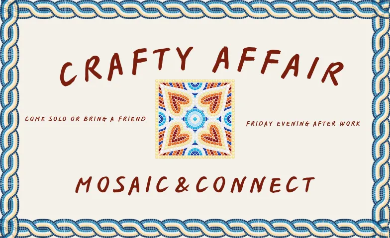 Crafty affair: autumn mosaic coaster, Loisirs & Excursions / Créatif & artisanat, ANNTIN wellbeing studio