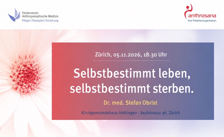 Selbstbestimmt leben, selbstbestimmt sterben