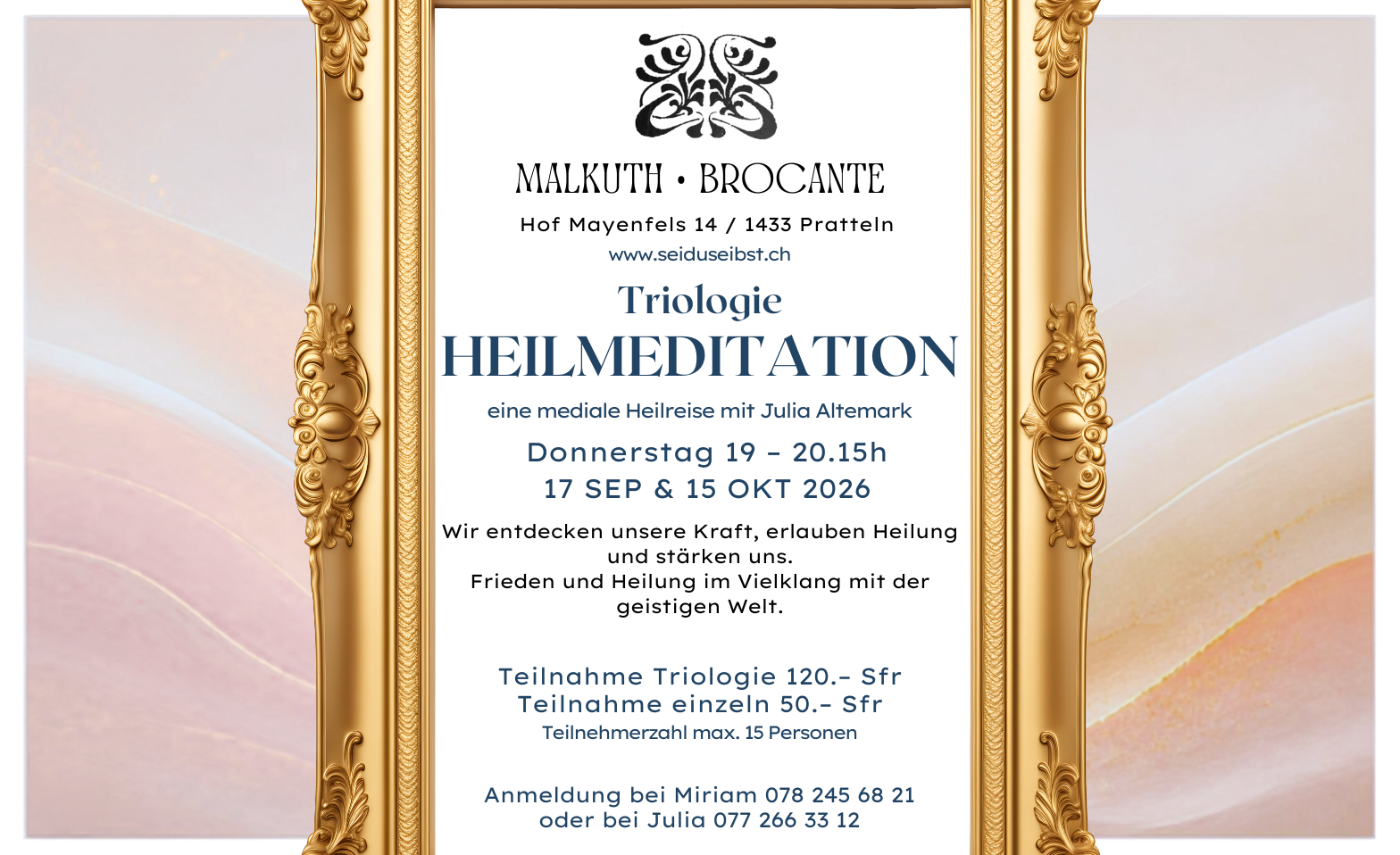 Event-Image for 'Heilmeditation im Malkuth'