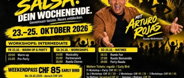 Event-Image for 'Dein Salsa - Dein Wochenende mit Arturo Rojas'