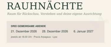 Event-Image for 'Rauhn&auml;chte-Kurs 2026/27 in Lyss'