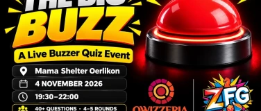 Event-Image for 'The Big Buzz &ndash; Live Buzzer Quiz by Qwizzeria & ZFG'