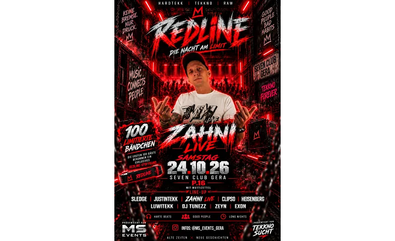 REDLINE – Die Nacht am Limit  Seven Club Gera