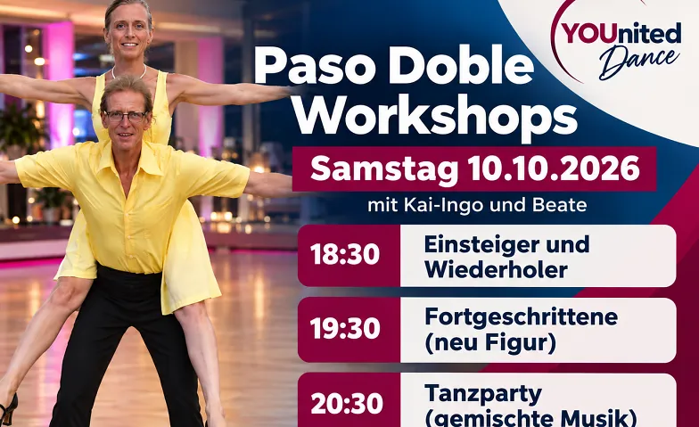 Paso Doble Workshops & Tanzparty ( gemischte Musik)