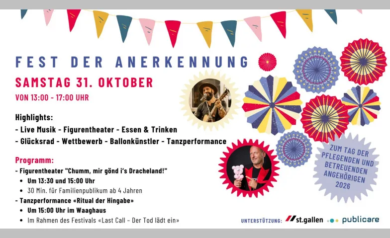 Fest der Anerkennung zum Tag der pflegenden Angehörigen 2026