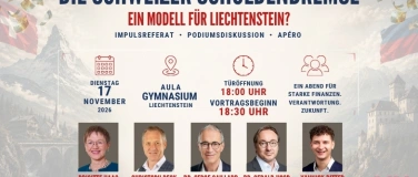 Event-Image for 'Die Schweizer Schuldenbremse - Ein Modell f&uuml;r Liechtenstein?'