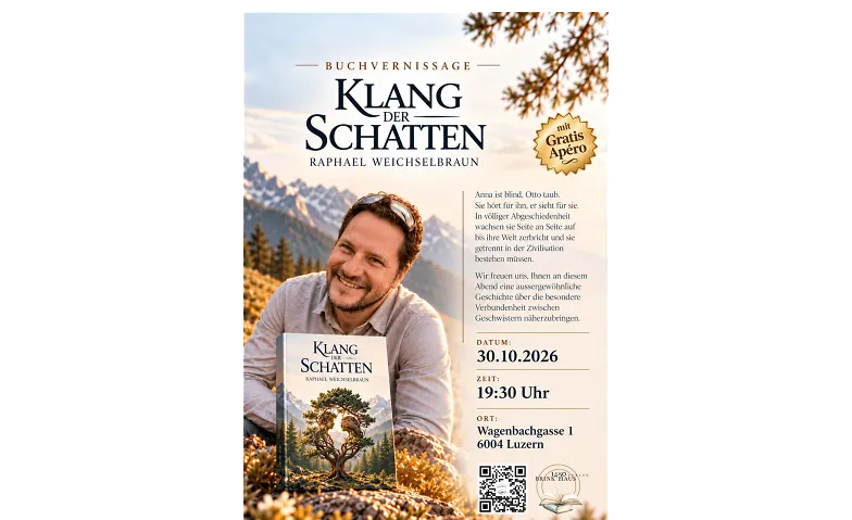 Buchvernissage & gratis Apéro in der Luzerner Altstadt