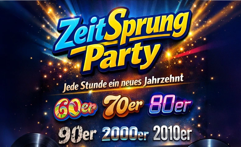 ZeitSprung Party / Jede Stunde ein neues Jahrzehnt, Partys / 80s, Caverno Bülach