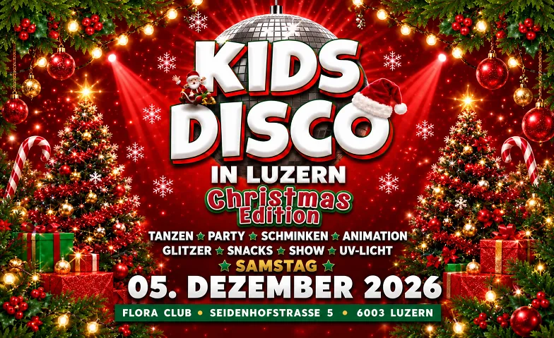 KIDS DISCO - CHRISTMAS EDITION @ FLORA CLUB, Kinderveranstaltungen / Kinderparty, FLORA CLUB