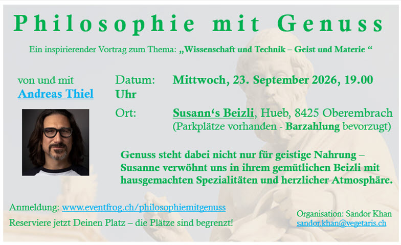 Philosophie mit Genuss