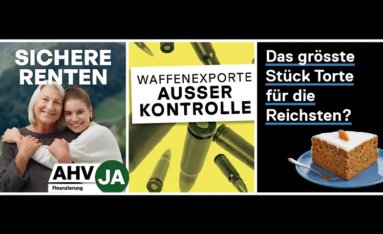 Infoabend 13. AHV-Rente, Kriegsmaterialgesetz, Steuergesetz, Politik & Gemeinde / Politik, Restaurant Oberstadt Lenzburg
