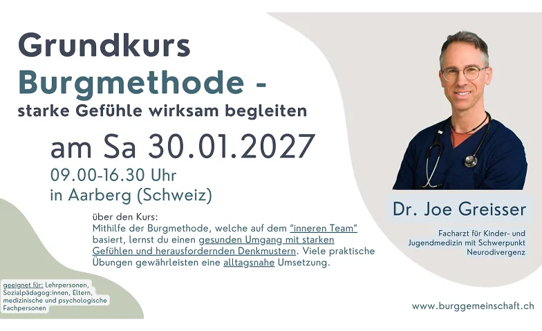 Grundkurs Burgmethode mit Dr. Joe Greisser vom 30.01.2027