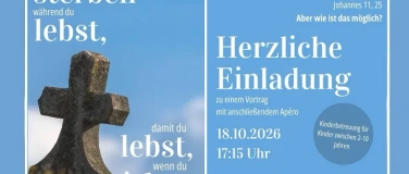 Event-Image for 'Vortrag: &laquo;Du musst sterben, w&auml;hrend du lebst ...&raquo;'