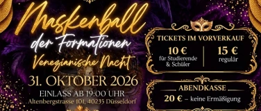 Event-Image for 'Maskenball der Formationen - Venezianische Nacht'