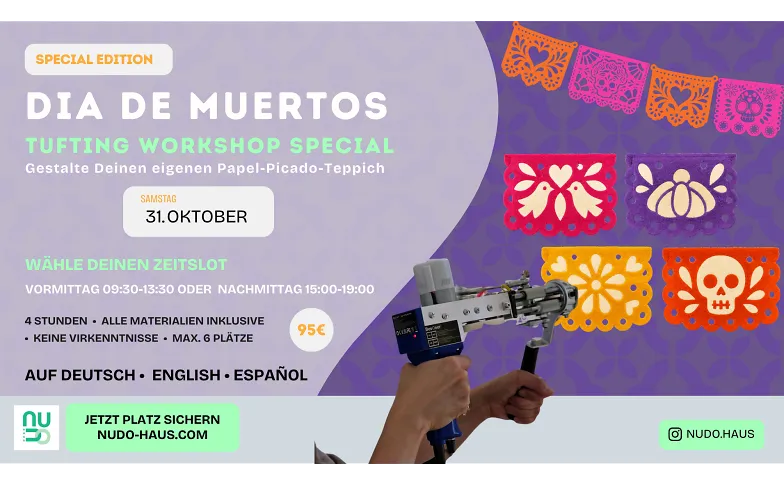 Dia de Muertos - Tufting Workshop Special