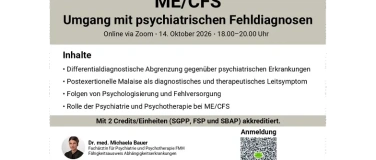 Event-Image for 'ME/CFS - Umgang mit psychiatrischen Fehldiagnosen'