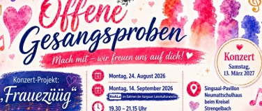 Event-Image for 'Offene Gesangsproben mit dem Frauenchor Strengelbach'