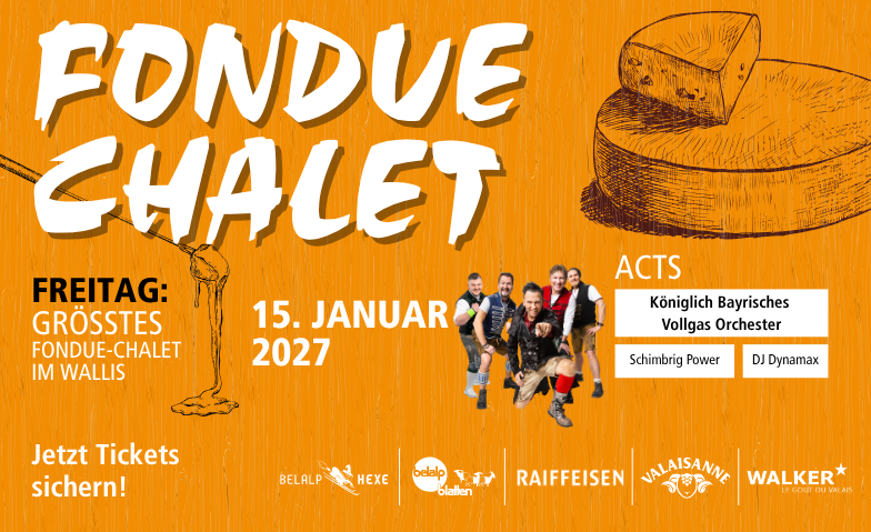 Fondue Abend Belalp Hexe Billets