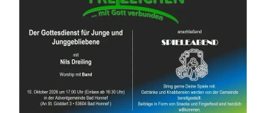 Event-Image for 'Freizeichengottesdienst + Spieleabend der Adventgemeinde BH'