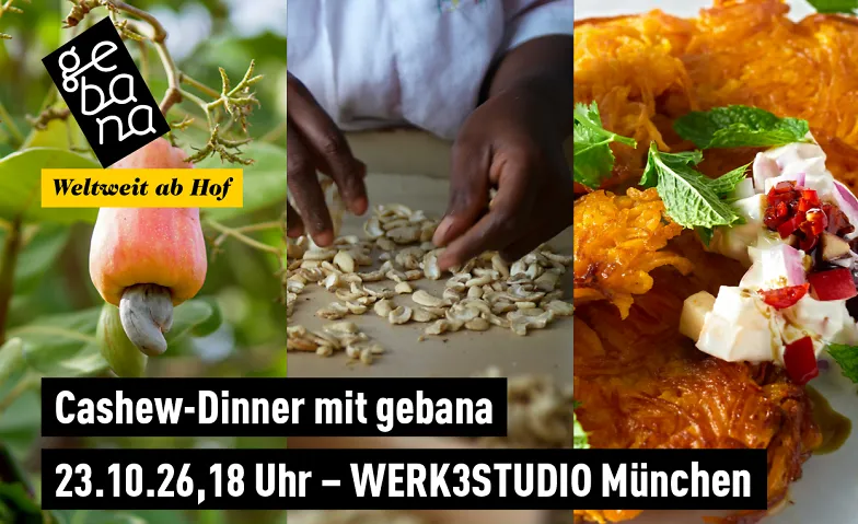 Cashew-Dinner mit gebana