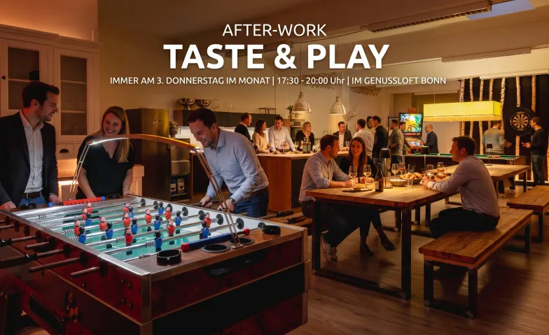After-Work: Taste & Play – im GenussLoft, Partys / Afterwork, vomFASS Bonn