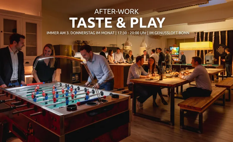After-Work: Taste & Play – im GenussLoft, Partys / Afterwork, vomFASS Bonn