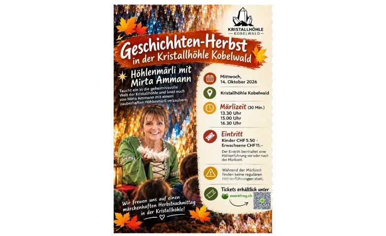 Event-Image for 'Geschichten Herbst in der Kristallh&ouml;hle Kobelwald'