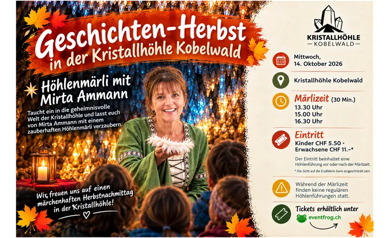 Event-Image for 'Geschichten Herbst in der Kristallh&ouml;hle Kobelwald'