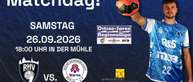 Event-Image for 'Regionalliga Ostsee-Spree Ribnitzer HV :  SG NARVA Berlin'