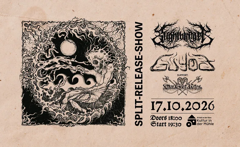 GUYOÐ II BLIGHTBRINGER Split Release Show, Concerts / Hard Rock & Heavy Metal, Kultur in der Mühle
