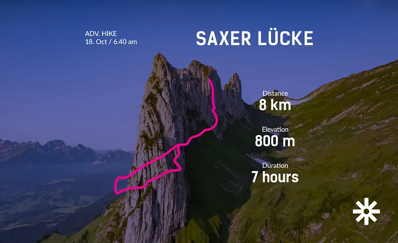 Hike to Saxer Lücke, Führungen & Vorträge / Führung, Bahnhofplatz Luzern