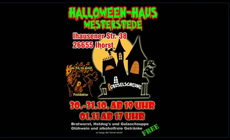 Event-Image for 'Halloween 2026 in Westerstede Ihorst'
