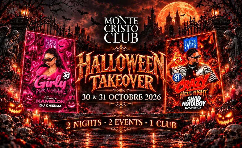MONTECRISTO CLUB : HALLOWEEN TAKEOVER - 30 & 31 OCT