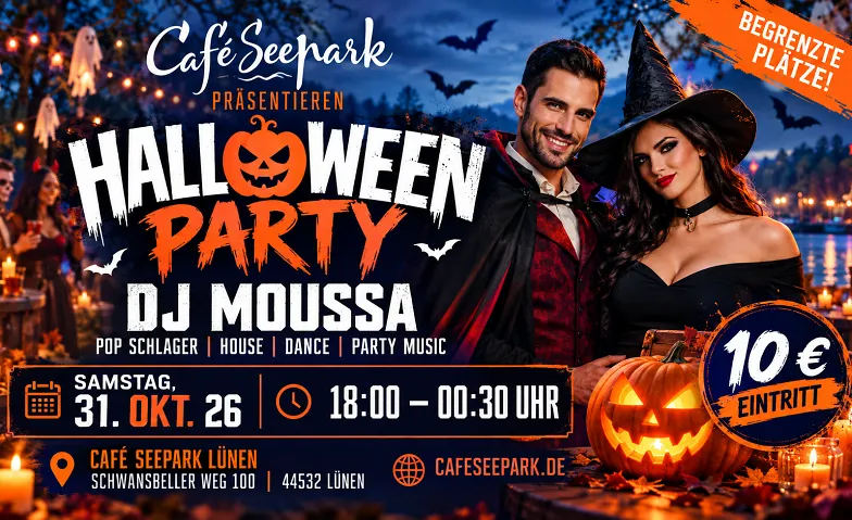 Halloween Party Café Seepark Lünen mit DJ Moussa, Partys / Halloween, Café Seepark Lünen