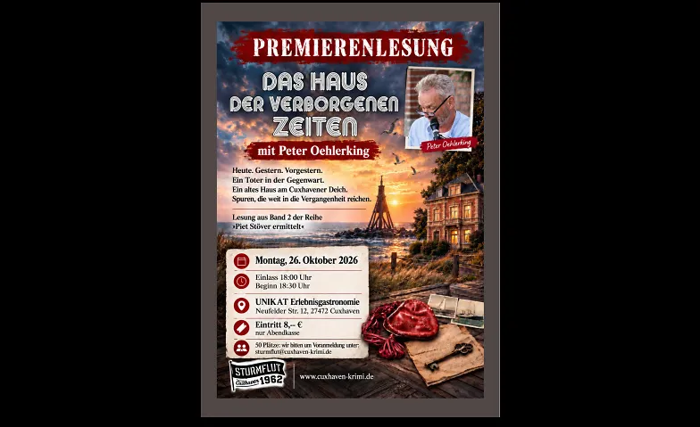 Premierenlesung: „Das Haus der verborgenen Zeiten“ im UNIKAT