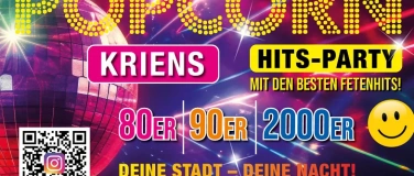 Event-Image for 'POPCORN HITS-PARTY KRIENS'