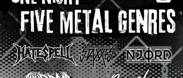 Event-Image for 'ONE NIGHT FIVE METAL GENRES'