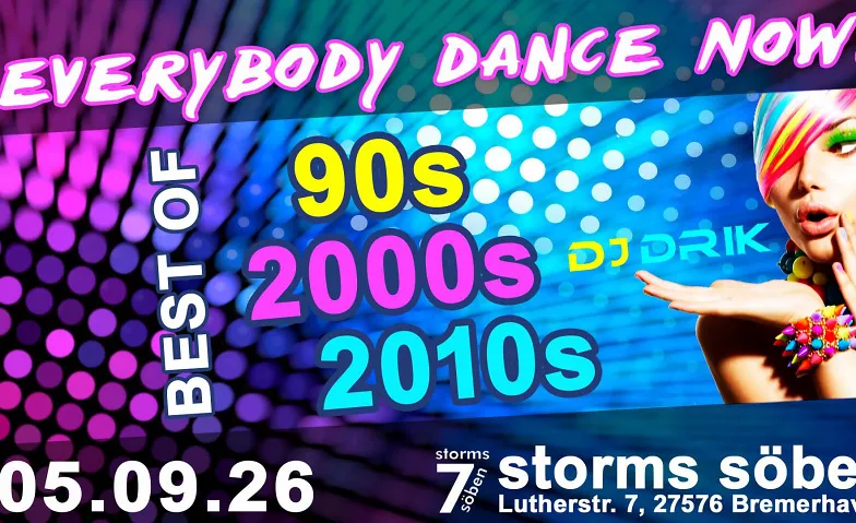 Everybody Dance Now – Best of 90s, 2000s & 2010s