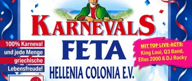 Event-Image for 'Karnevals FETA mit Live-Acts (Hellenia Colonia e.V.)'