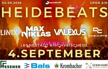 Event-Image for 'HEIDEBEATS 2026 &ndash; EDM Open Air Festival in Lennestadt'