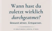 Kurs Meditation 4x im November Montags 17.45 Uhr CHF 68.-
