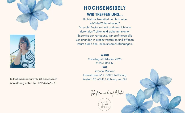 Hochsensibel? Wir treffen uns! - YA Coaching