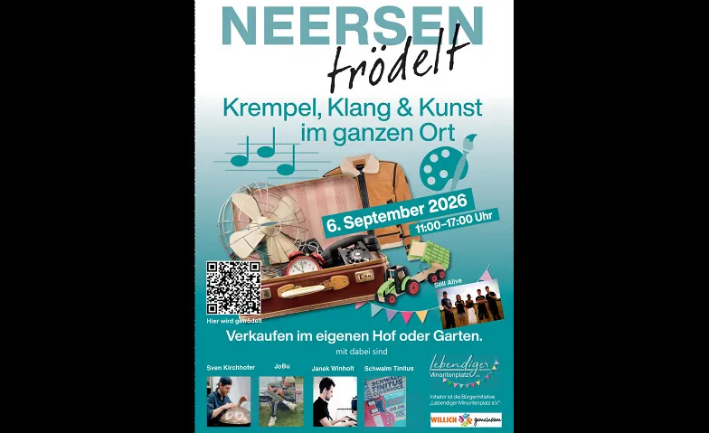 Neersen trödelt "Krempel, Klang & Kunst im ganzen Ort"