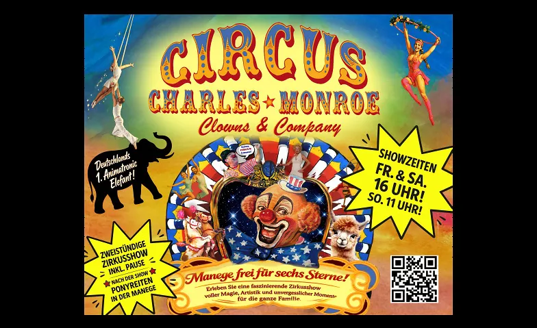 Event-Image for 'Ein echtes Circus-Abenteuer - Circus Charles Monroe'
