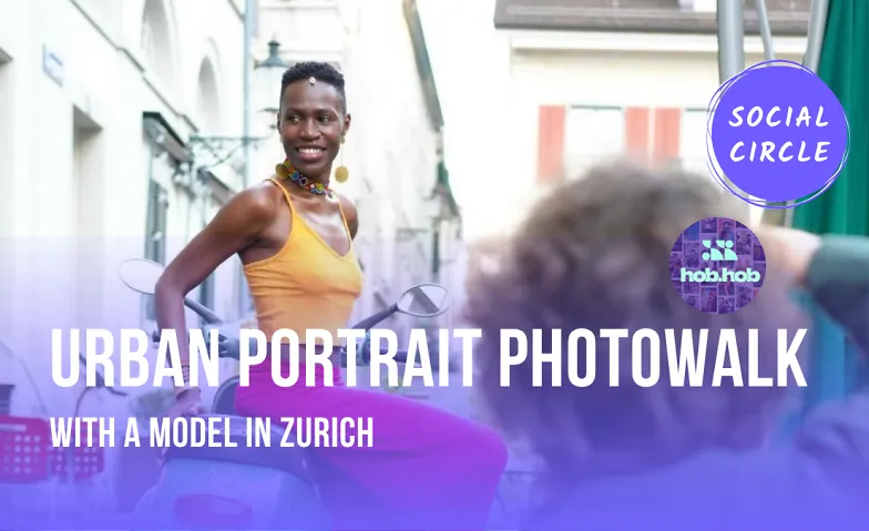 Urban portrait photowalk with a model in Zurich
