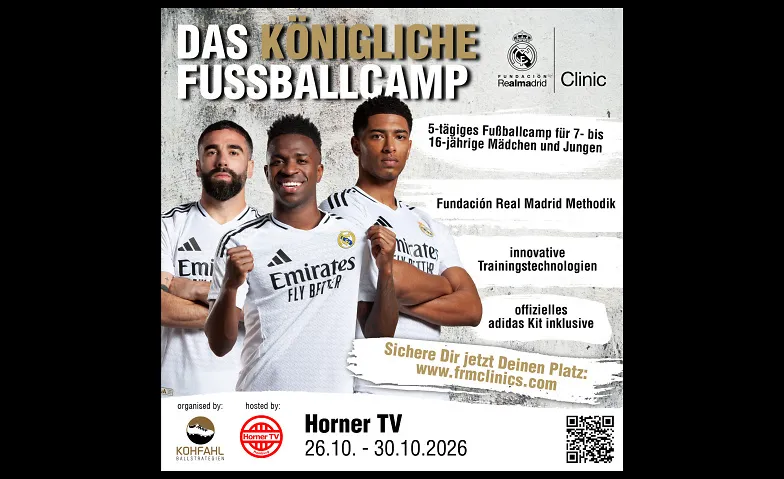 Fundación Real Madrid Fußballcamp in Hamburg, Kinderveranstaltungen / Ferienprogramm, Horner TV