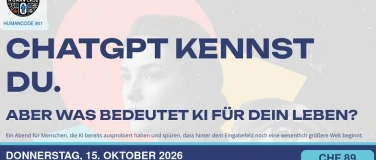 Event-Image for 'ChatGPT kennst du. Aber was bedeutet KI f&uuml;r dein Leben?'