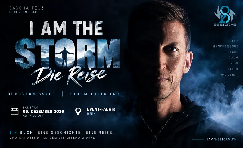 I AM THE STORM – Die Reise Buchvernissage Storm Experience