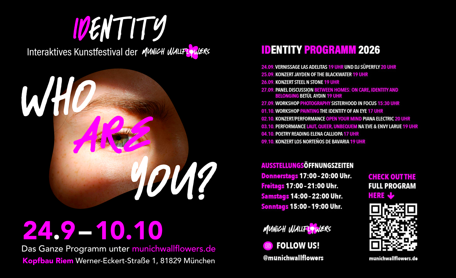 Event-Image for 'IDentity Kunstausstellung & Festival der Munich Wallflowers'